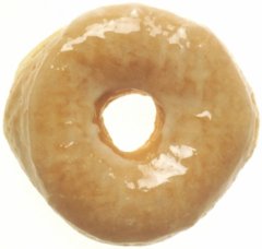 A picture of a doughnut